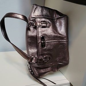 Coach evening small purse bronze